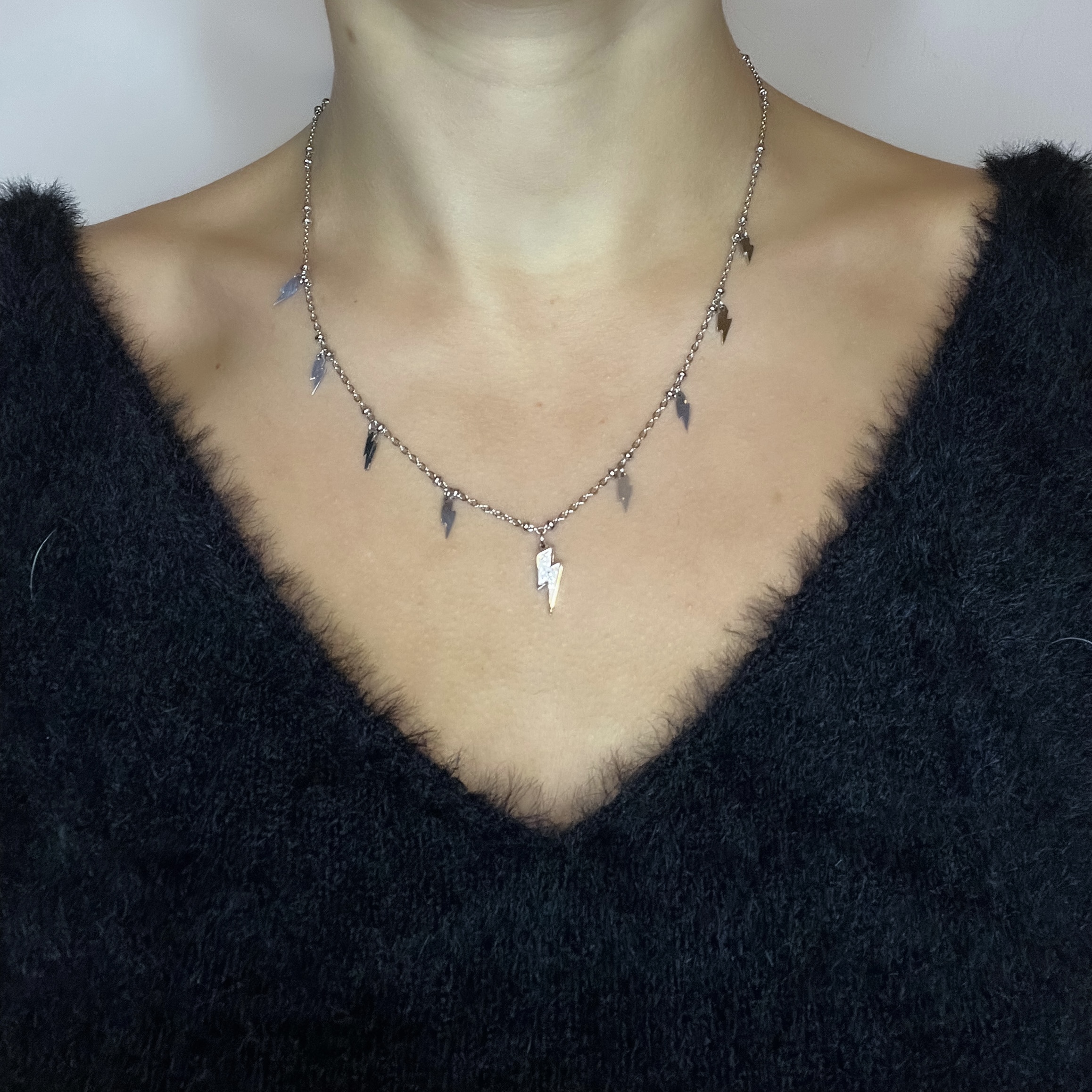 collana fulmini argento