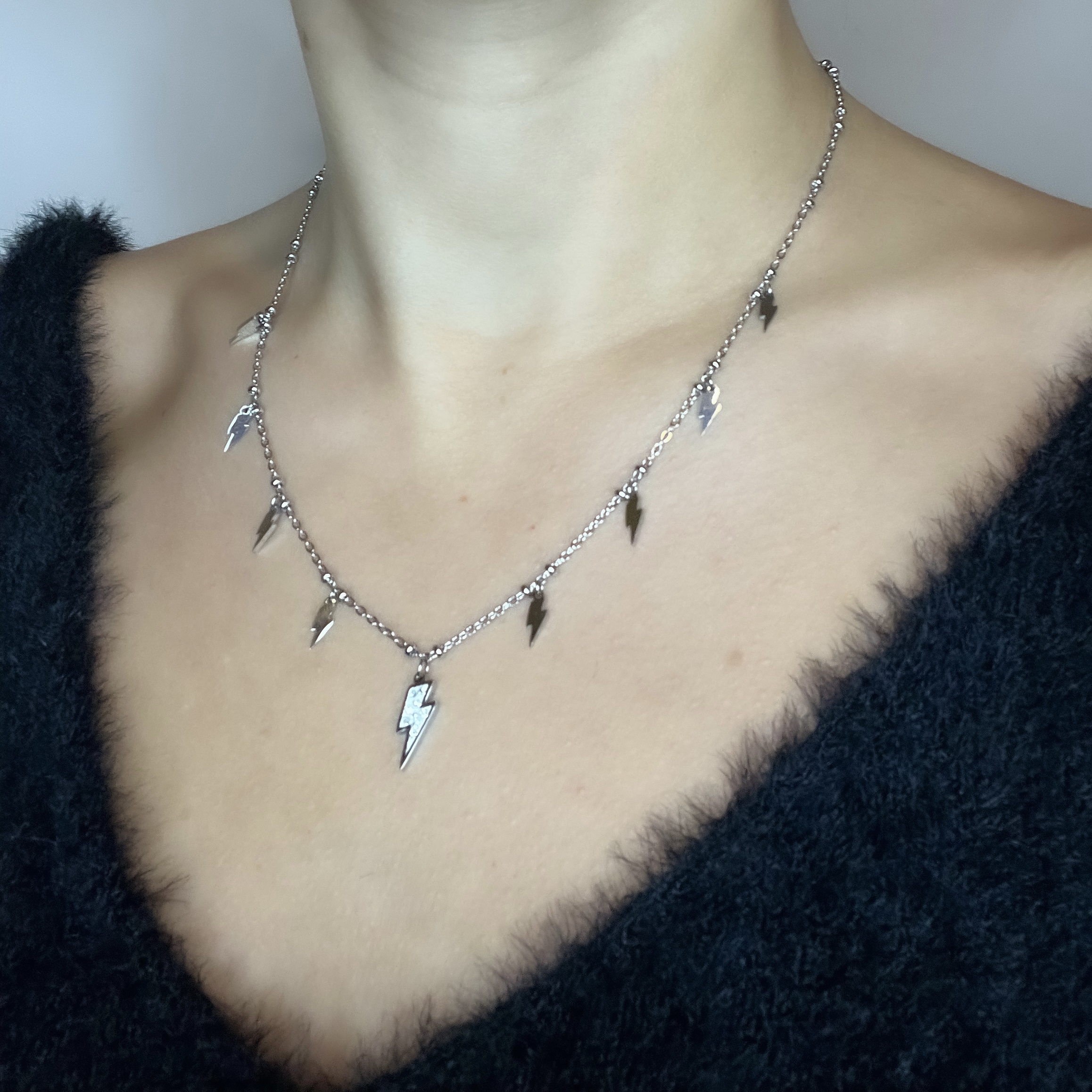 collana fulmini argento