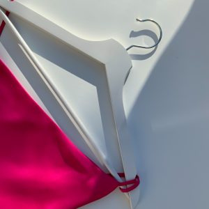 Top lingerie satin fucsia