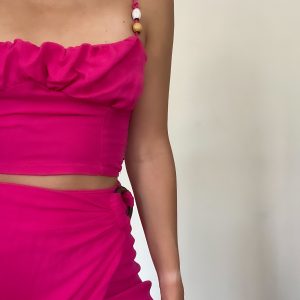 Gonna portafoglio fucsia
