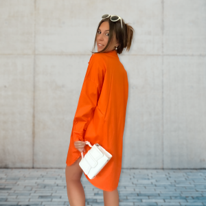 Camicia lunga arancione