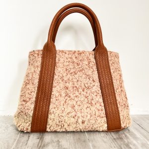 Borsa pelliccia marrone trasformabile